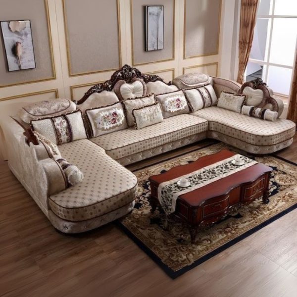 New Designer L Shape sofa with Center table