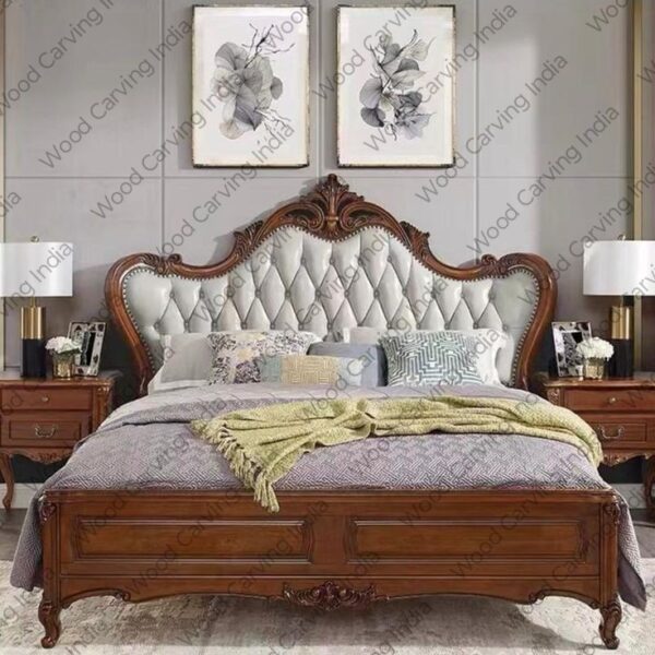 Designer Bed with Side Tables